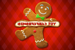 Gingerbread Joy by 1X2 Gaming