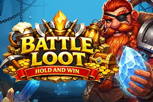Battle Loot Hold and Win by Mascot