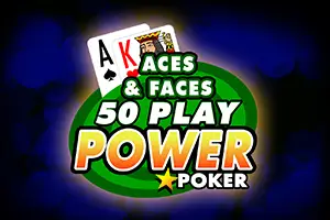 Aces and Faces - 50 Play Power Poker by Microgaming Games